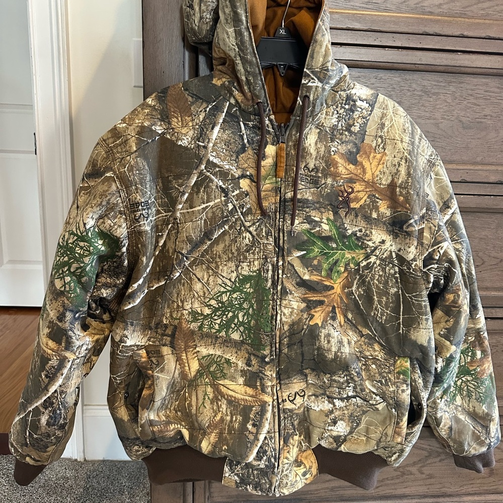 Men's Camo Hooded Puffer Jacket
